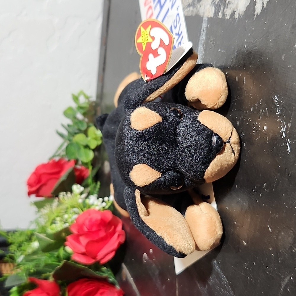 TY BEANIE BABY Doby Doberman Pinscher Oct. 9, 1996 With Tag Toy Collecti…